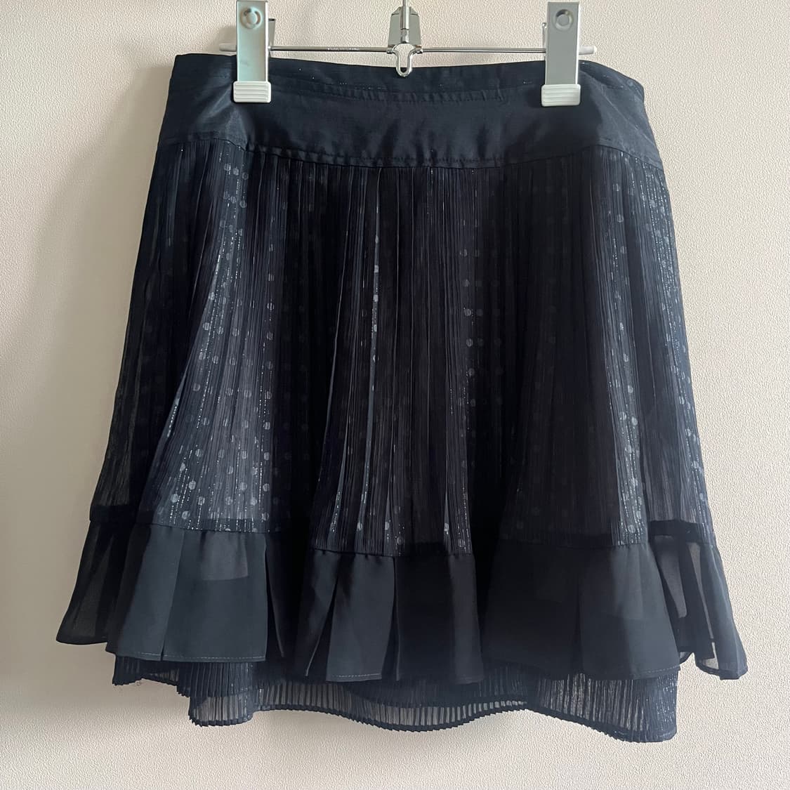 Pleated Dot Skirt 레이어 도트 스커트 상품이미지1