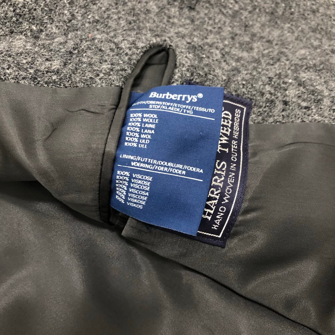 버버리 해리스트위드 잉글랜드 영국 울100 롱코트 48 상품이미지6