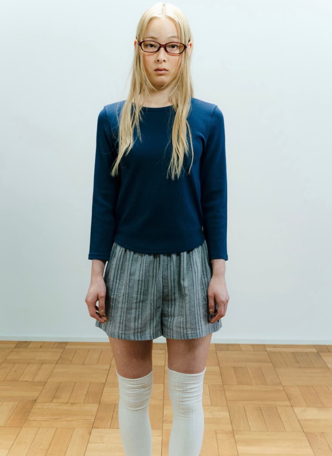 코이세이오 038 ETHNIC SHORTS LIGHT GREY 상품이미지1