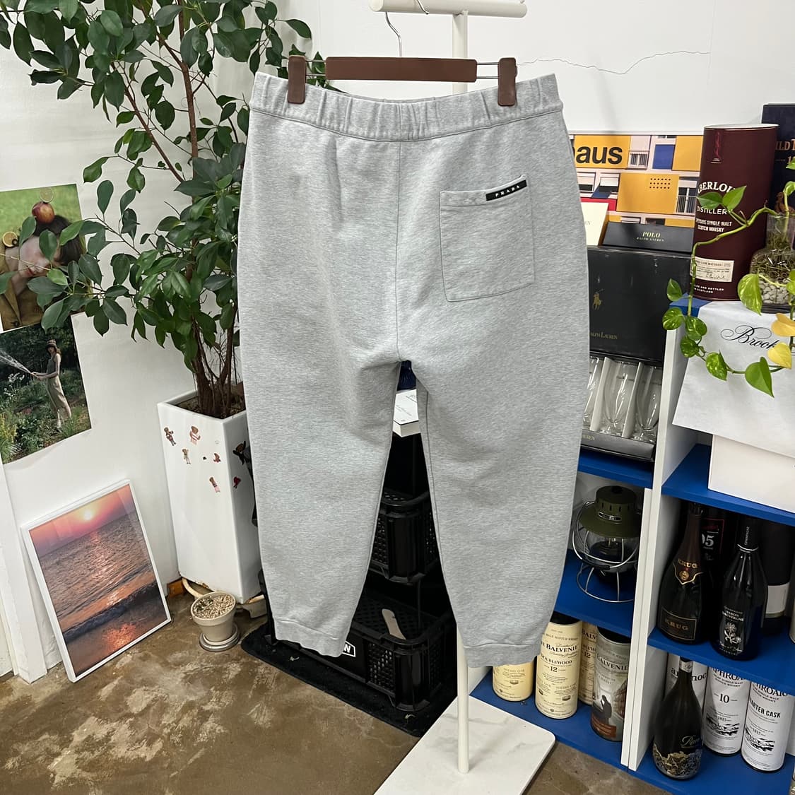 프라다 스웻 조거팬츠 XL 상품이미지3