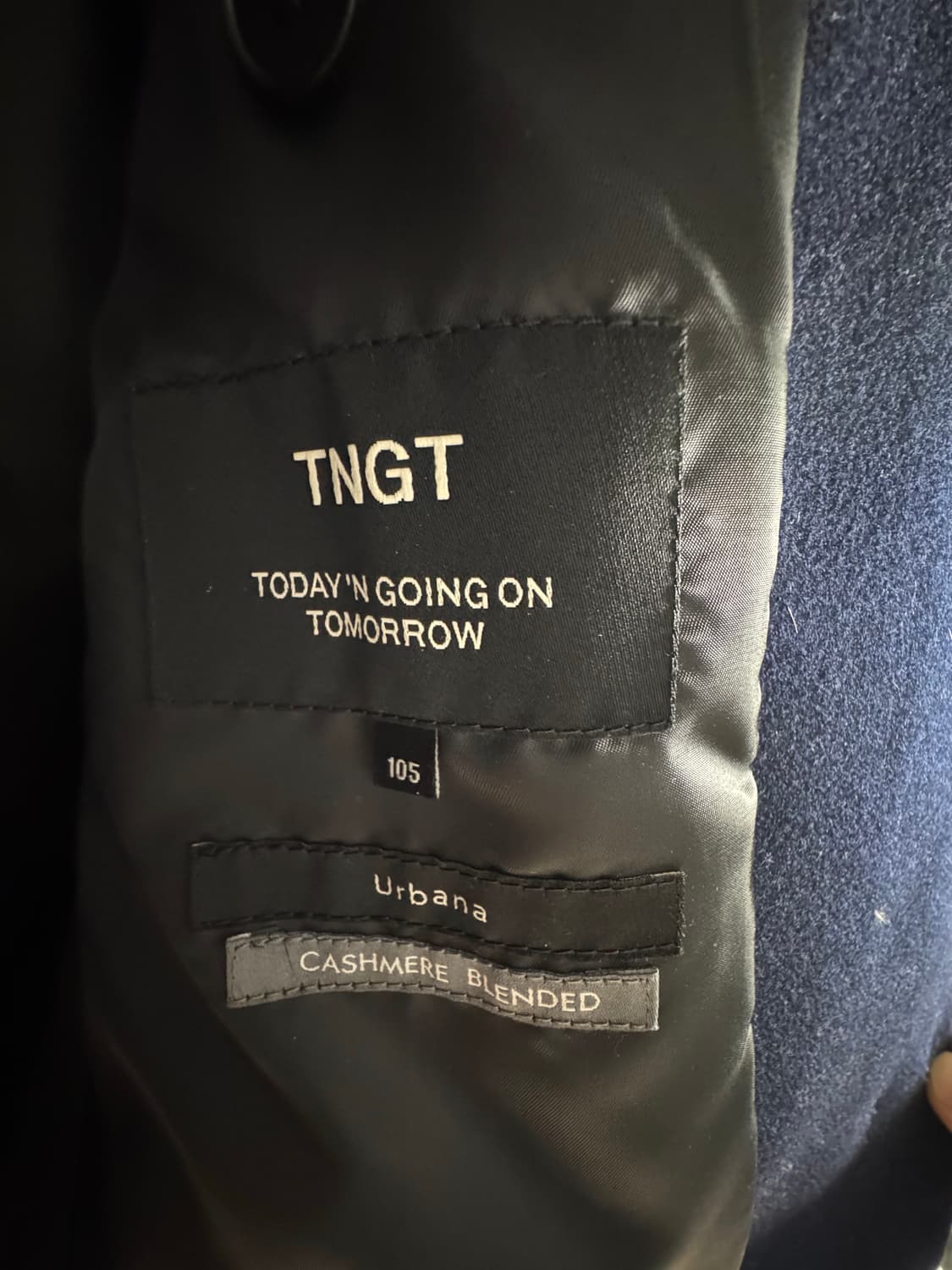 TNGT 캐시미어 블렌디드 코트 XL 상품이미지2