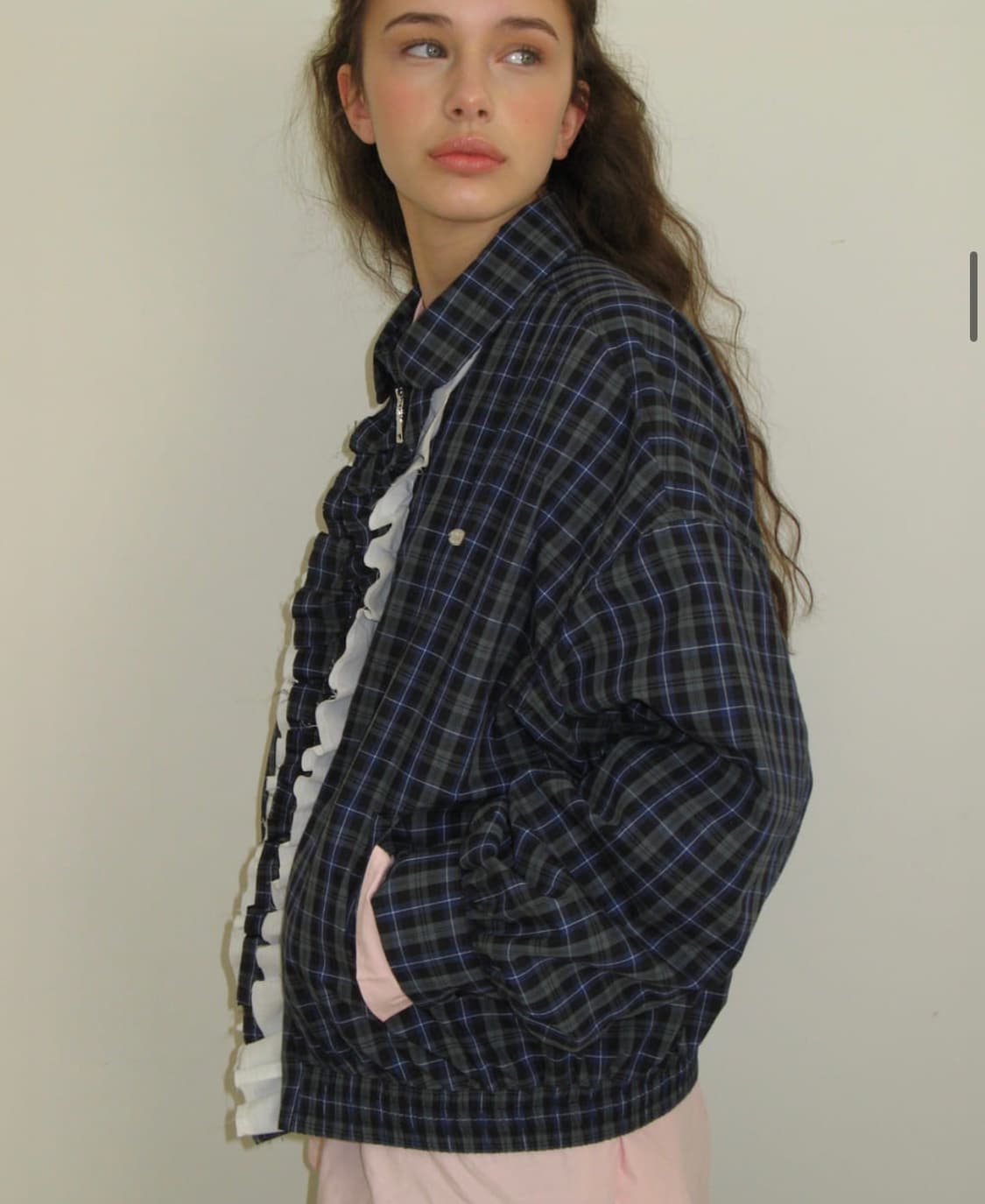 론론 러플 블루종 상품이미지4