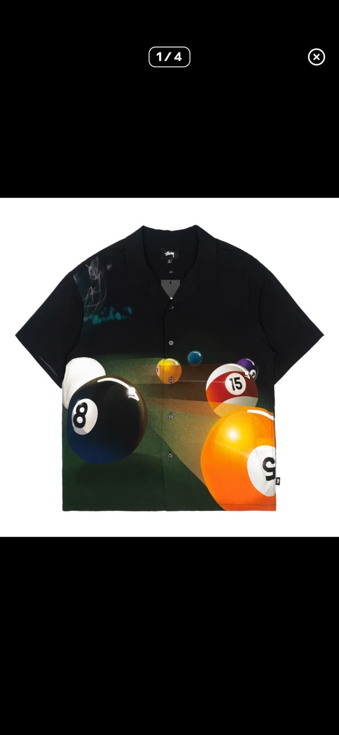 스투시 8볼 하와이안 셔츠 상품이미지1