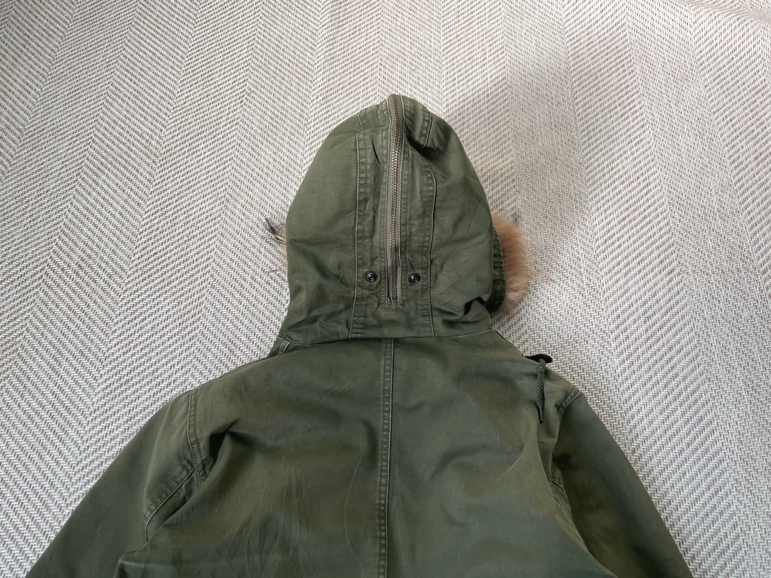 빈티지 M-51 퍼 트리밍 피쉬테일 밀리터리 파카 J03545 상품이미지9