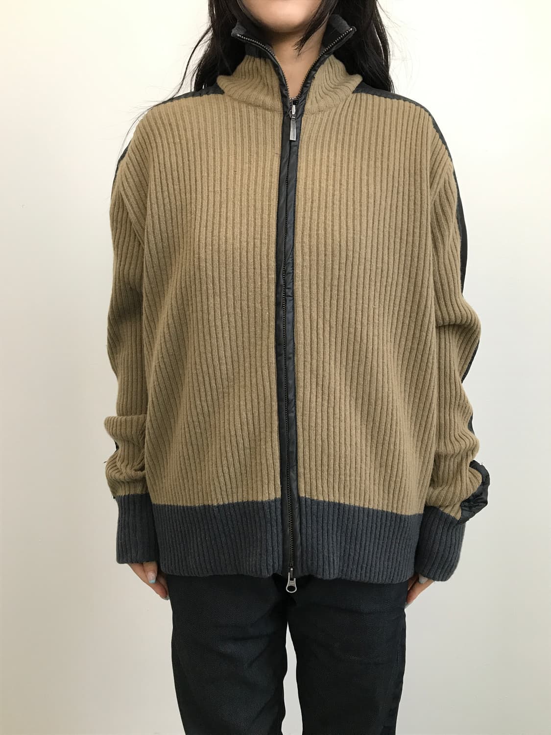 00’s Columbia Knit Zip Jacket Beige 상품이미지2