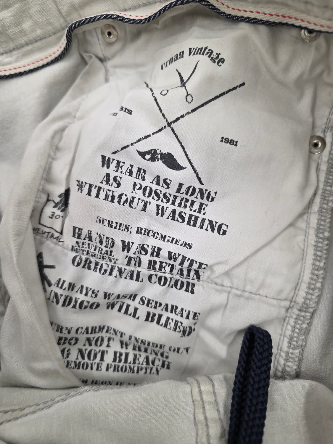 series; 시리즈 남자 워싱면바지.  싸이즈 34 상품이미지7