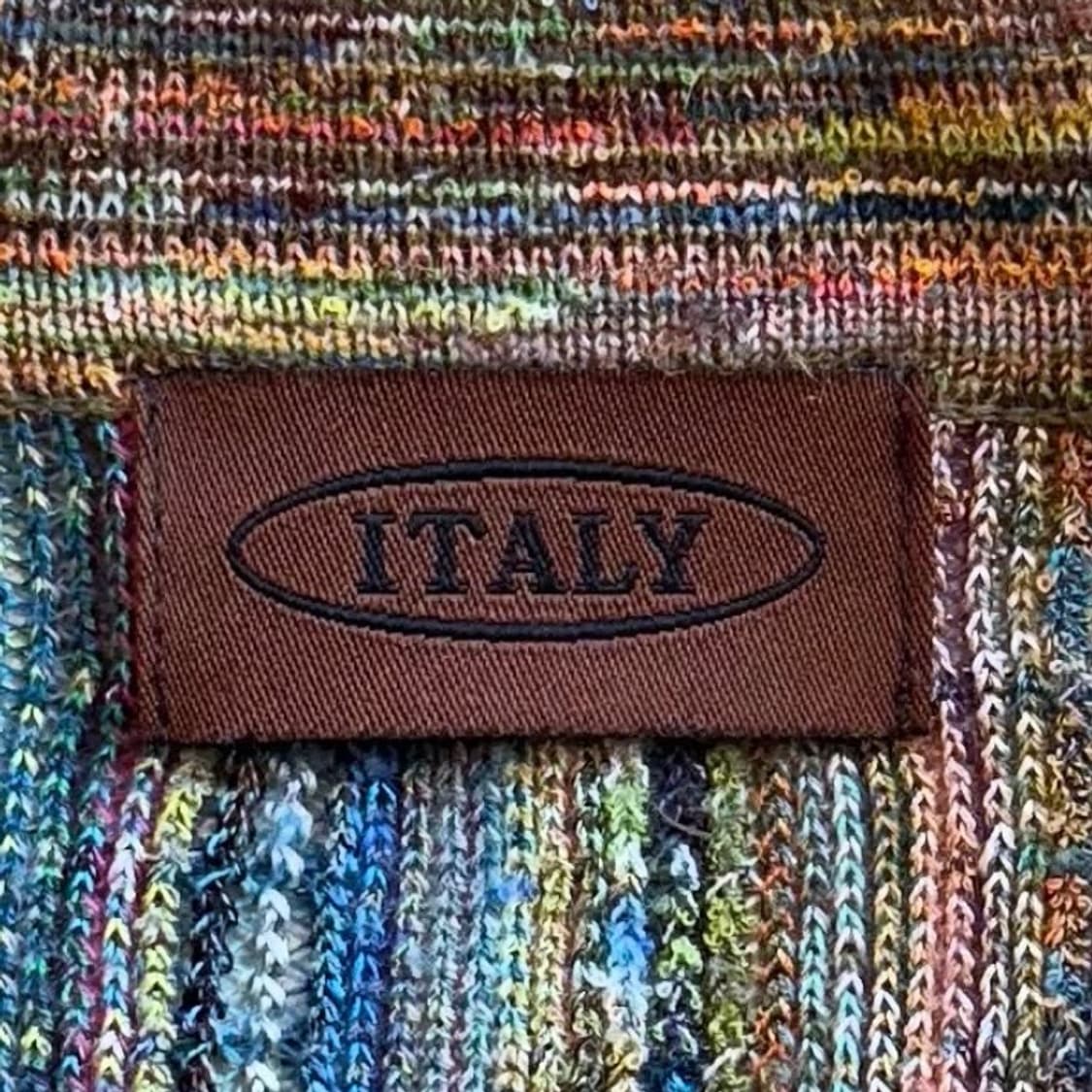 90년대 빈티지 이탈리안 멀티컬러 니트 가디건 상품이미지6