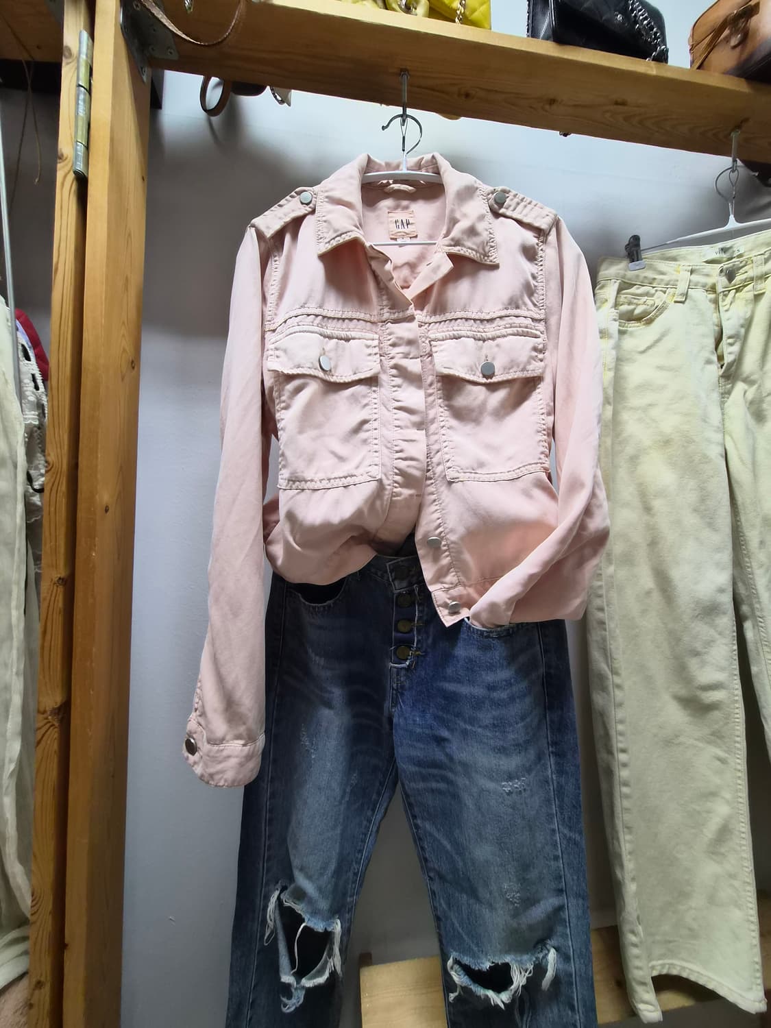 Gap 피치핑크 리오셀 데님자켓 상품이미지1