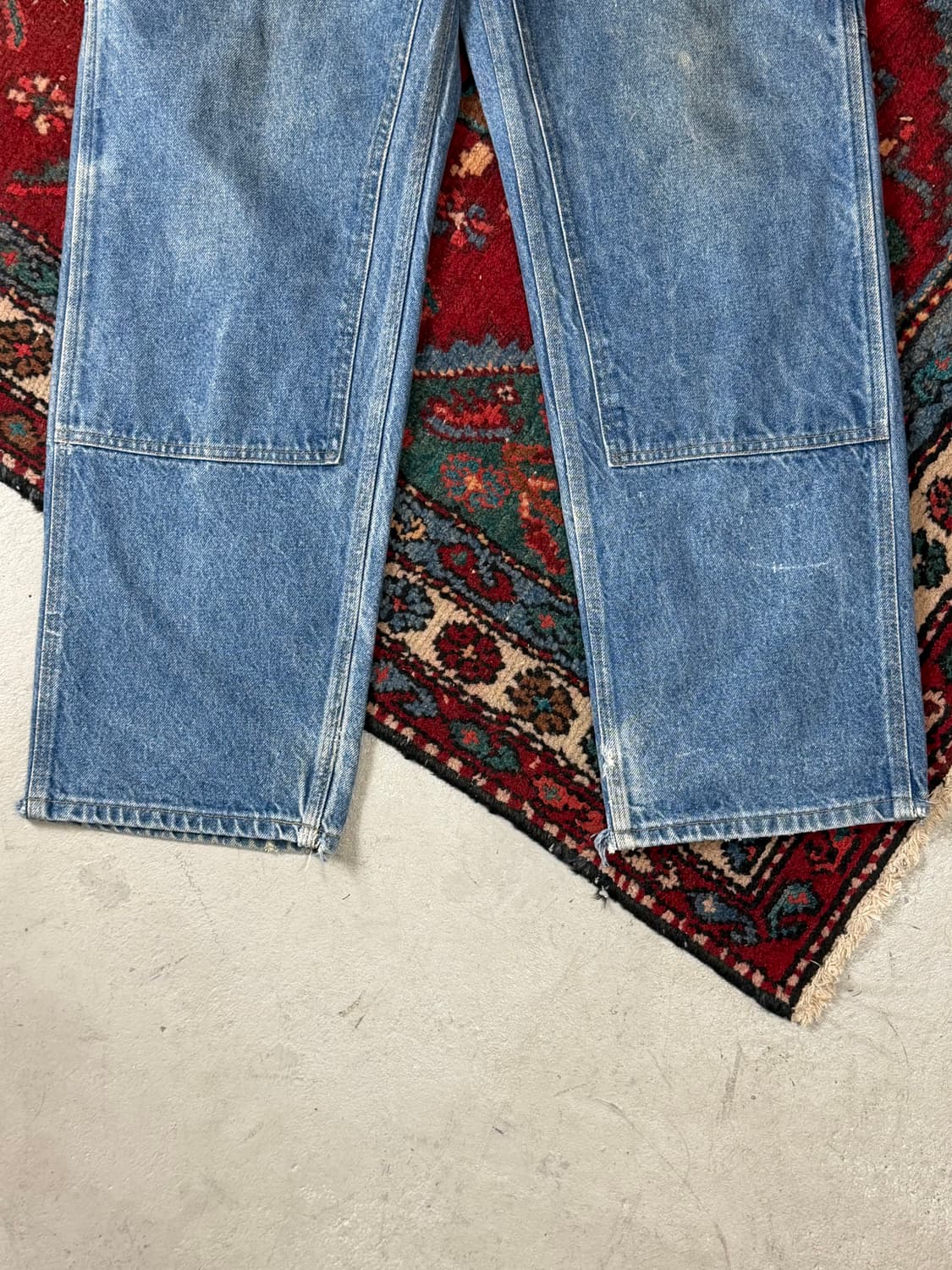 90's OG USA Made 칼하트 데님 더블니 칼하트 워크팬츠 썩블니 상품이미지7