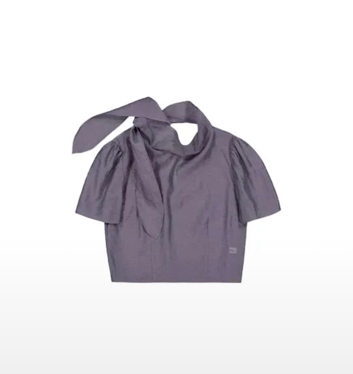 로먼 백브이 타이 블라우스_Roman Blouse 상품이미지1