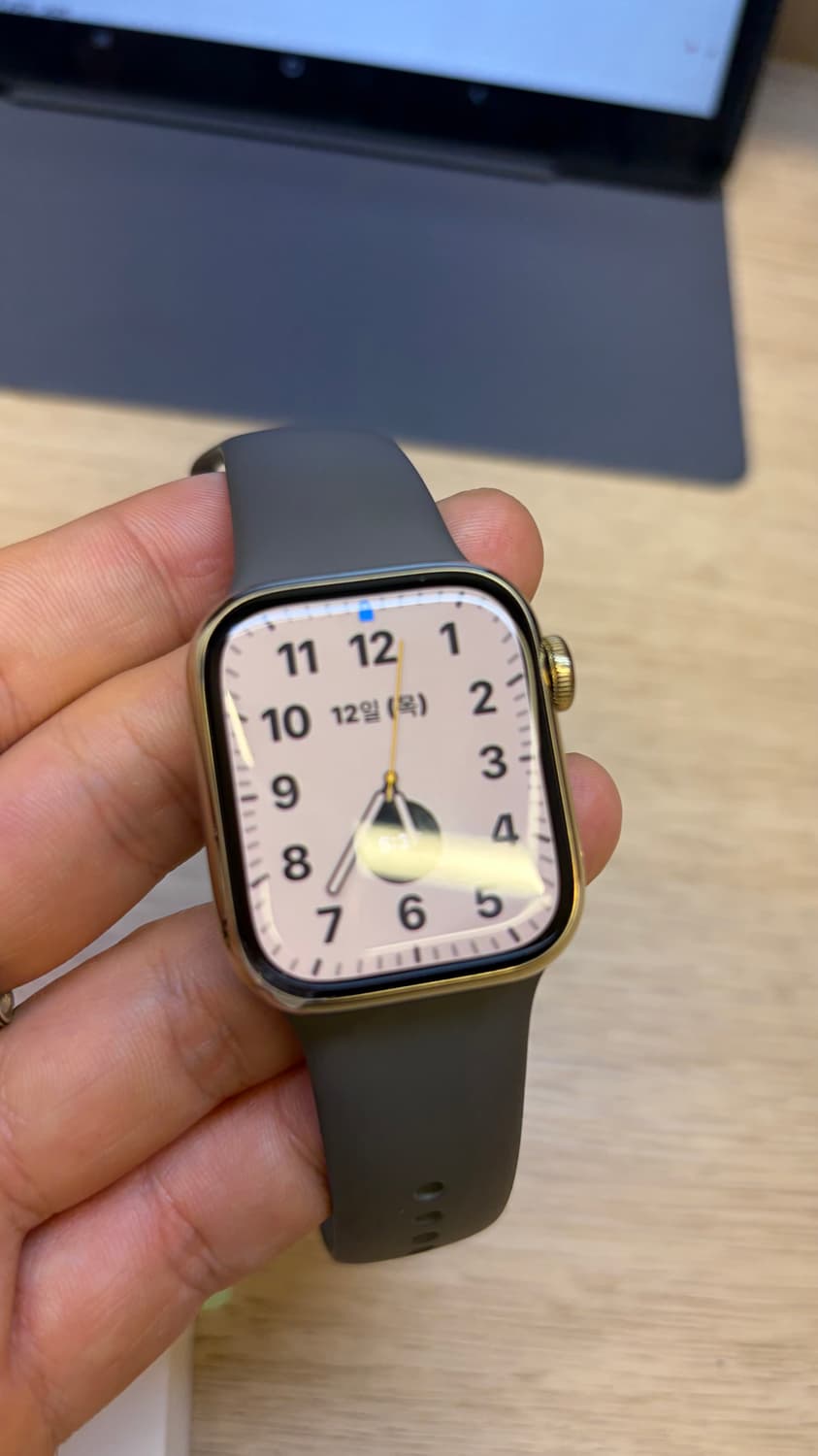 애플워치9 스테인리스 골드41mm 상품이미지1