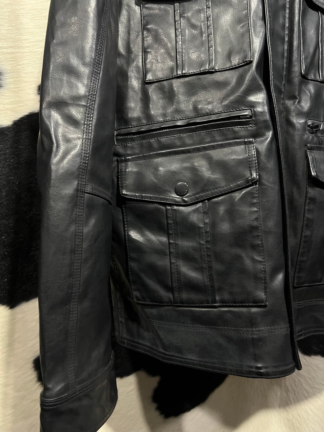 타미힐피거 가죽 자켓 상품이미지4