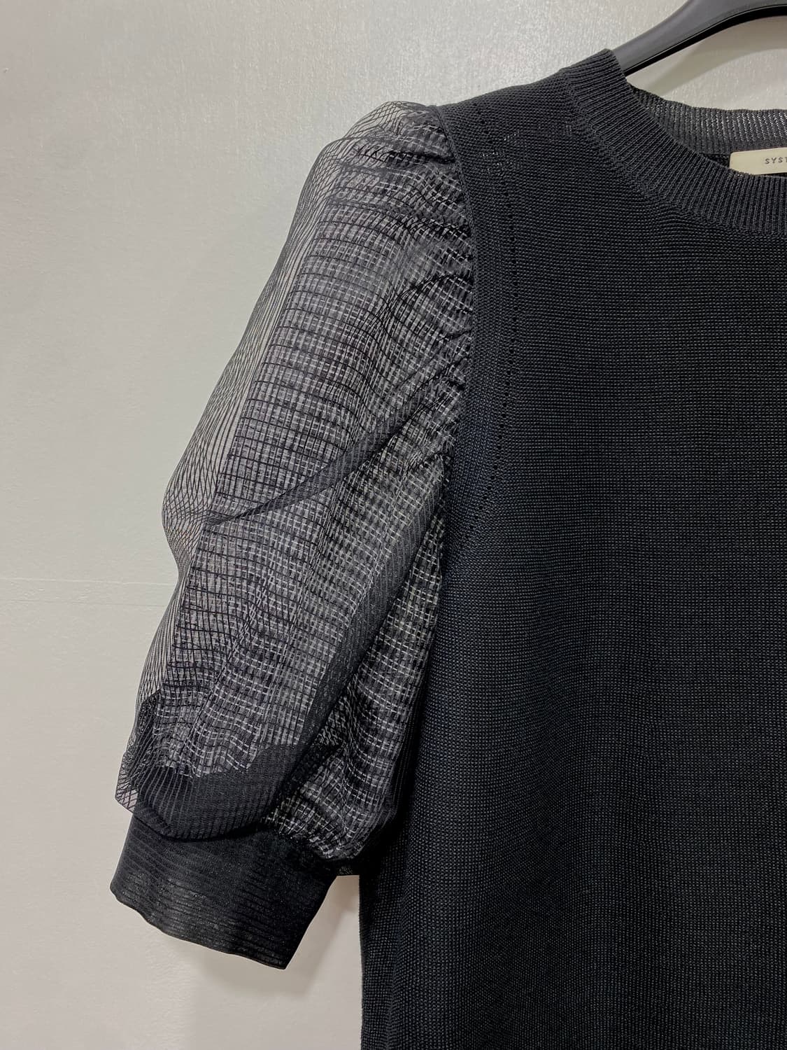 시스템 린넨 벌룬 반팔 티셔츠 F 상품이미지3