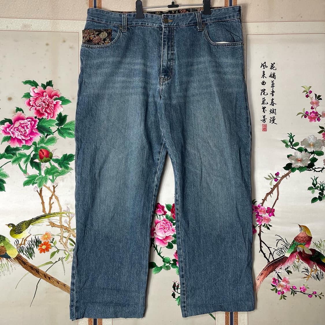 J.vtg 제페니즈 코이 엠브로이드 데님팬츠 상품이미지2