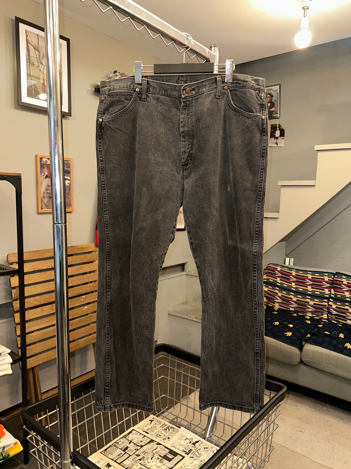 00’s Wrangler Mexico black washed denim  상품이미지4