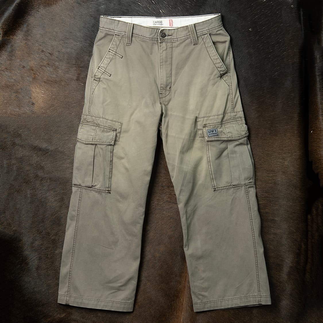 [32] 00s 리바이스 워크웨어 카고팬츠 올리브 MB-1351  상품이미지1