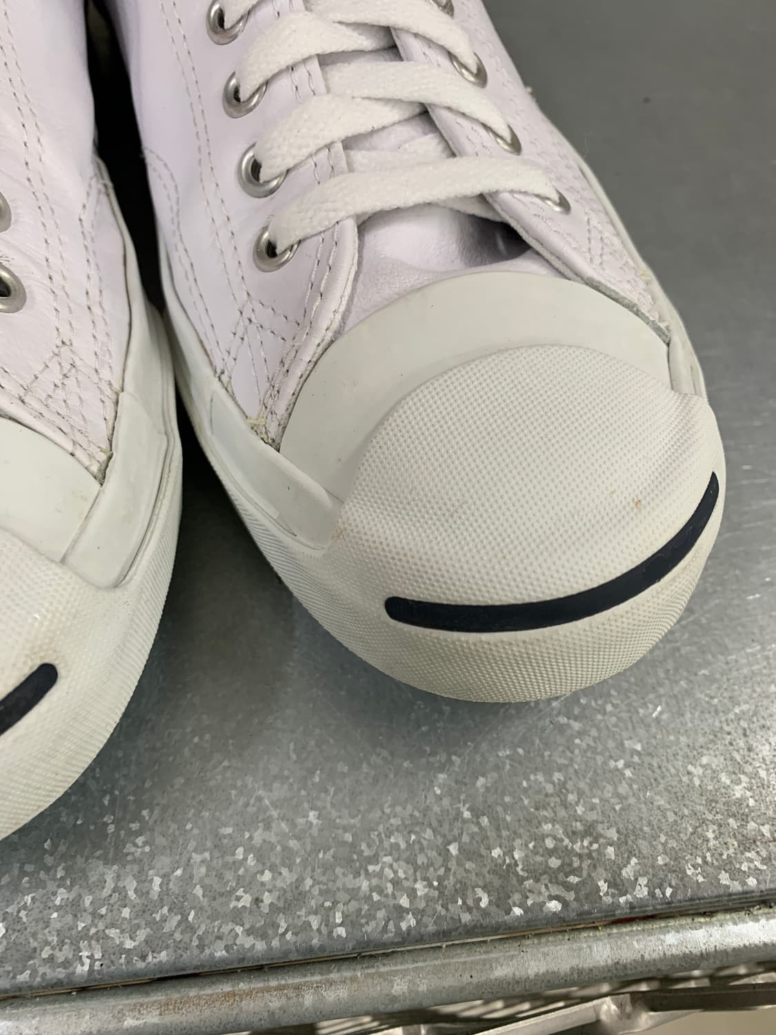 컨버스 잭퍼셀 레더 화이트 265 상품이미지4