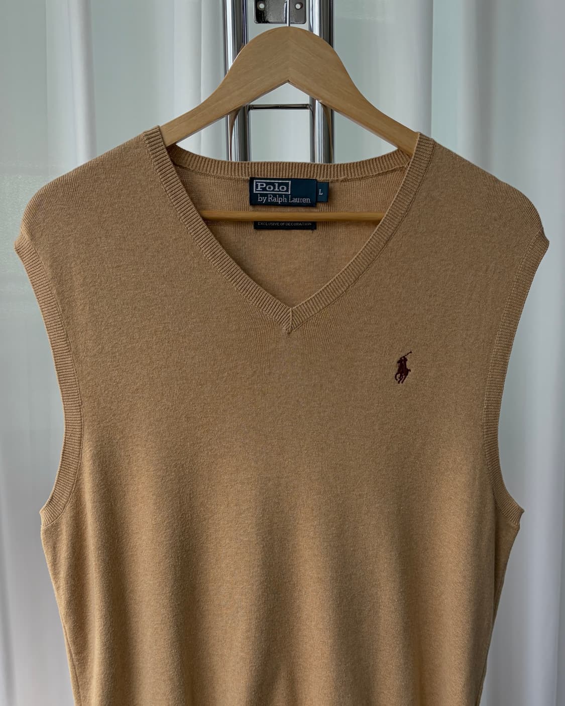 [L]폴로 랄프로렌 피마 코튼 니트 베스트 상품이미지4