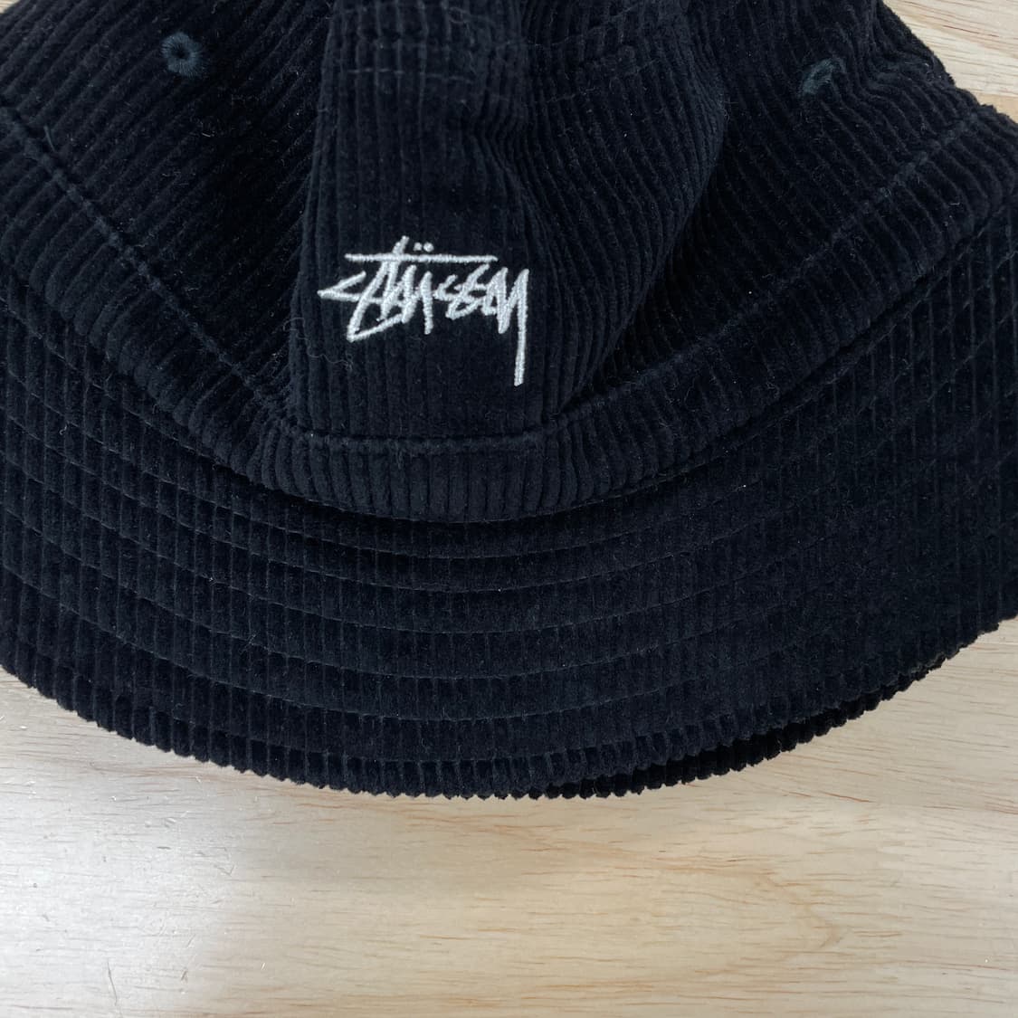 스투시 코듀로이 블랙 버킷햇 S/M 상품이미지3