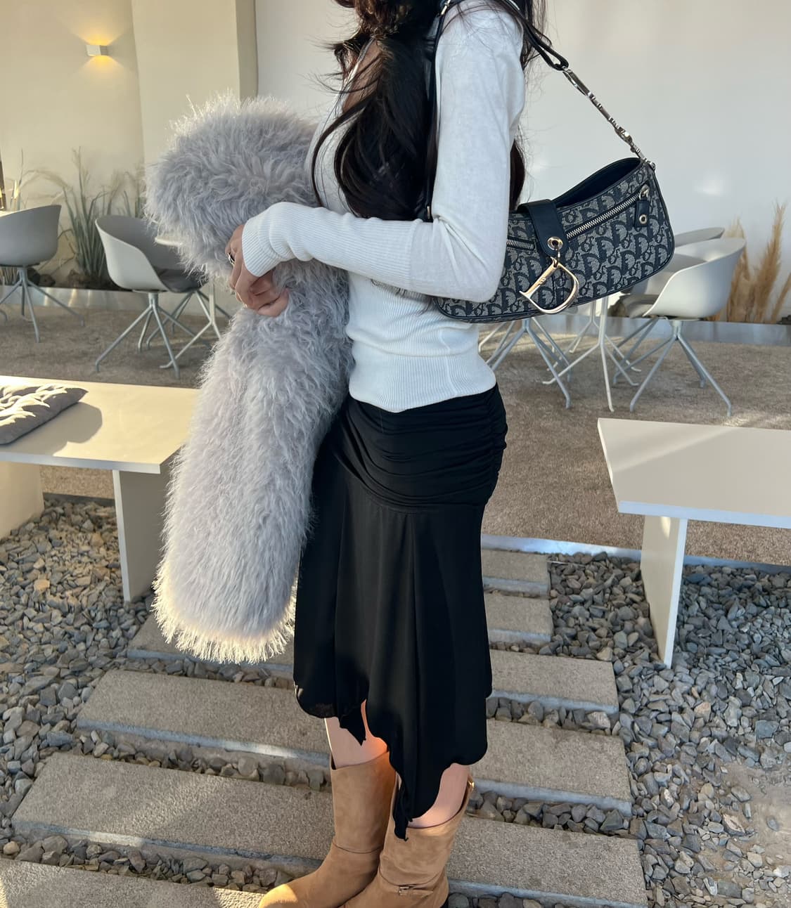 디올 오블리크 D참 바게트백 상품이미지2