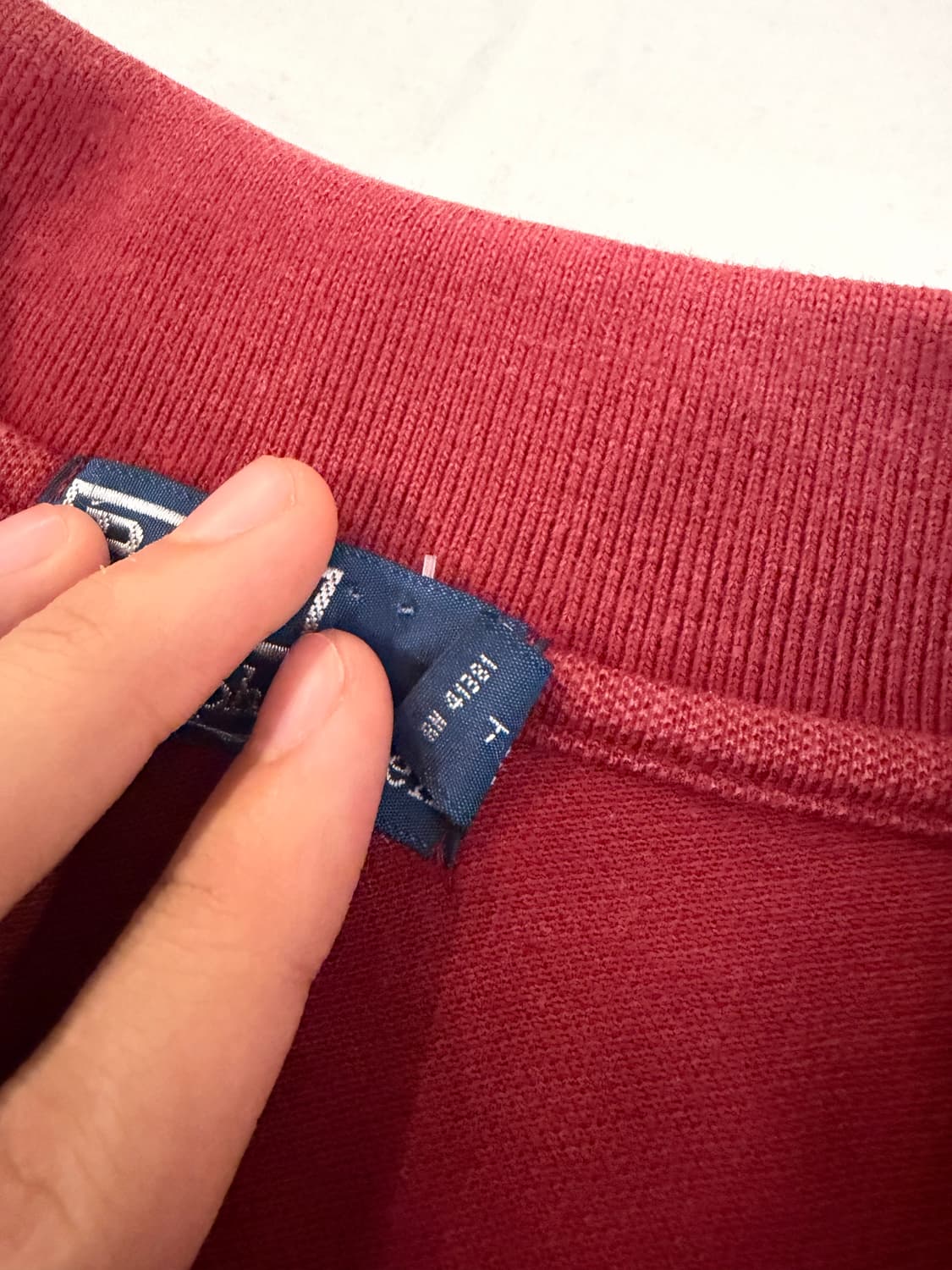 폴로 랄프로렌 빅포니 치프키프 롱슬리브 카라티 버건디 상품이미지5