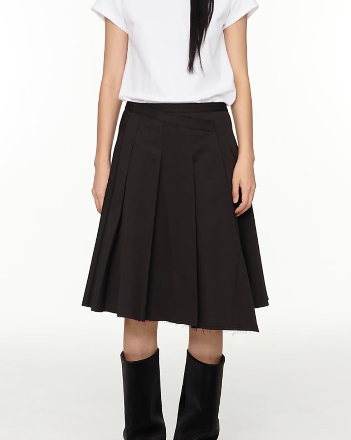 포티 미디 스커트 순지 수룩 상품이미지1