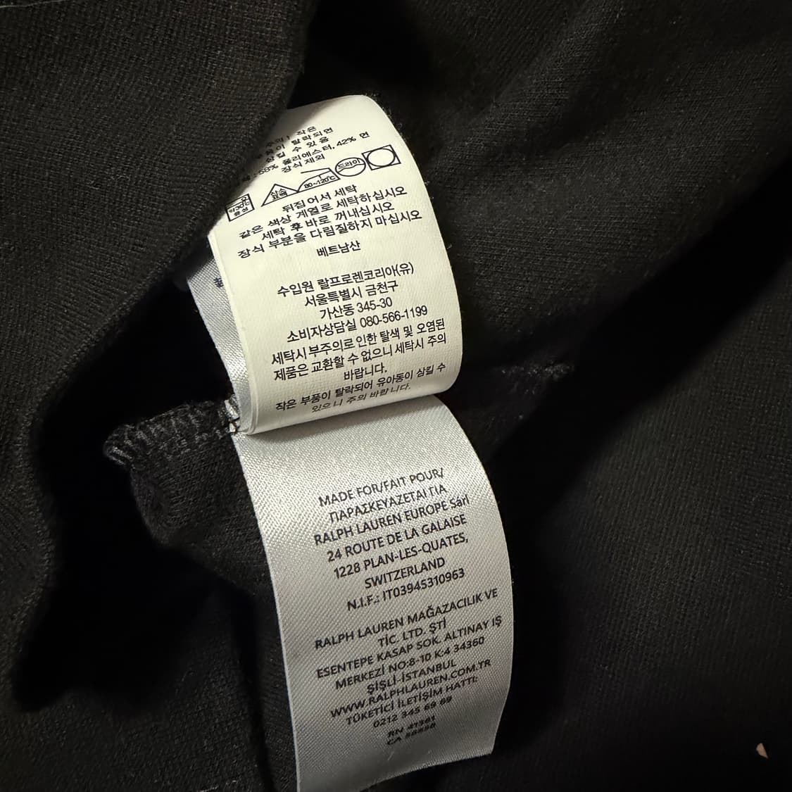 폴로 랄프로렌 미니포니 블랙 후드티 상품이미지7