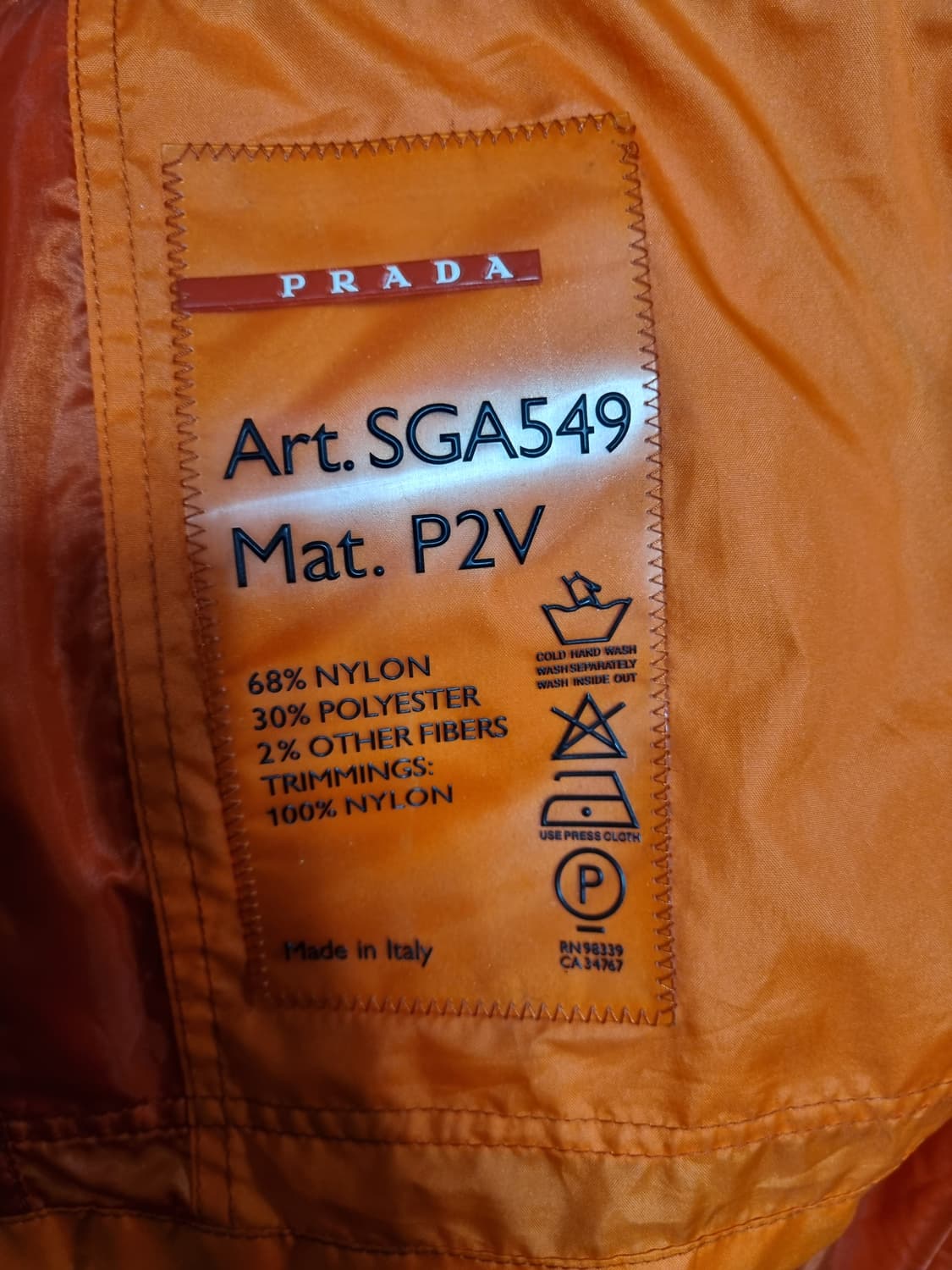 프라다 빈티지 바람막이 후드자켓  상품이미지6