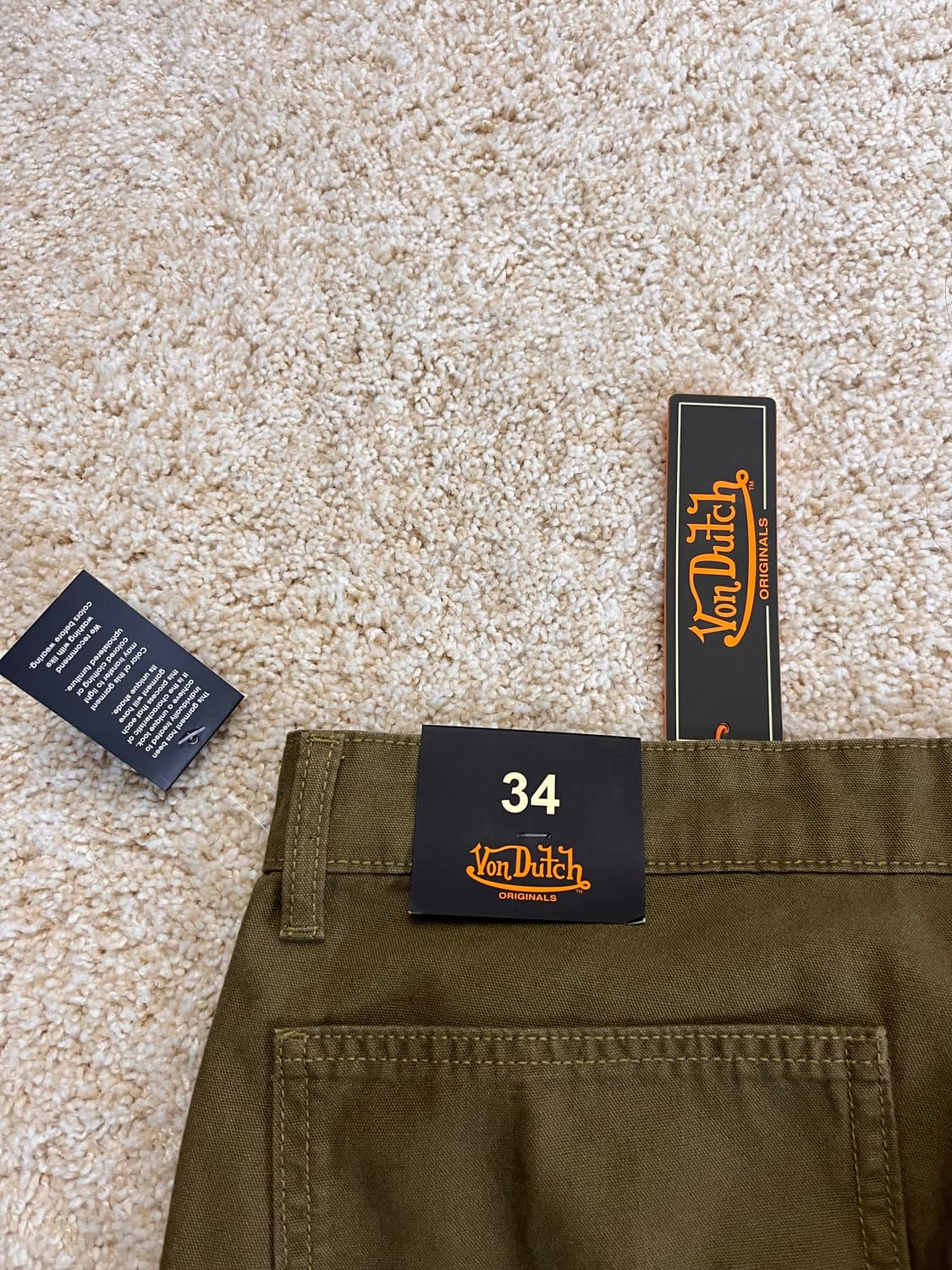 [새상품,34*32] 본더치 더블니 카펜터 팬츠 스트릿/워크웨어 대장 상품이미지5