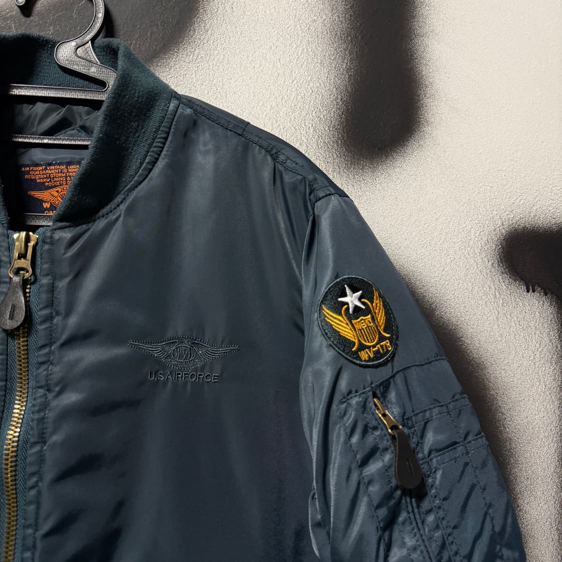 Captain Wevic USA 퀼티드 Ma-1 플라이트 봄버 자켓 상품이미지3