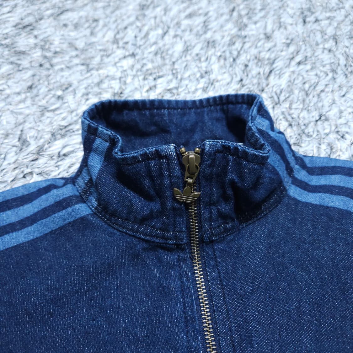 아디다스) XS 여자 데님 트랙탑자켓 / 왕눈이샵 상품이미지7