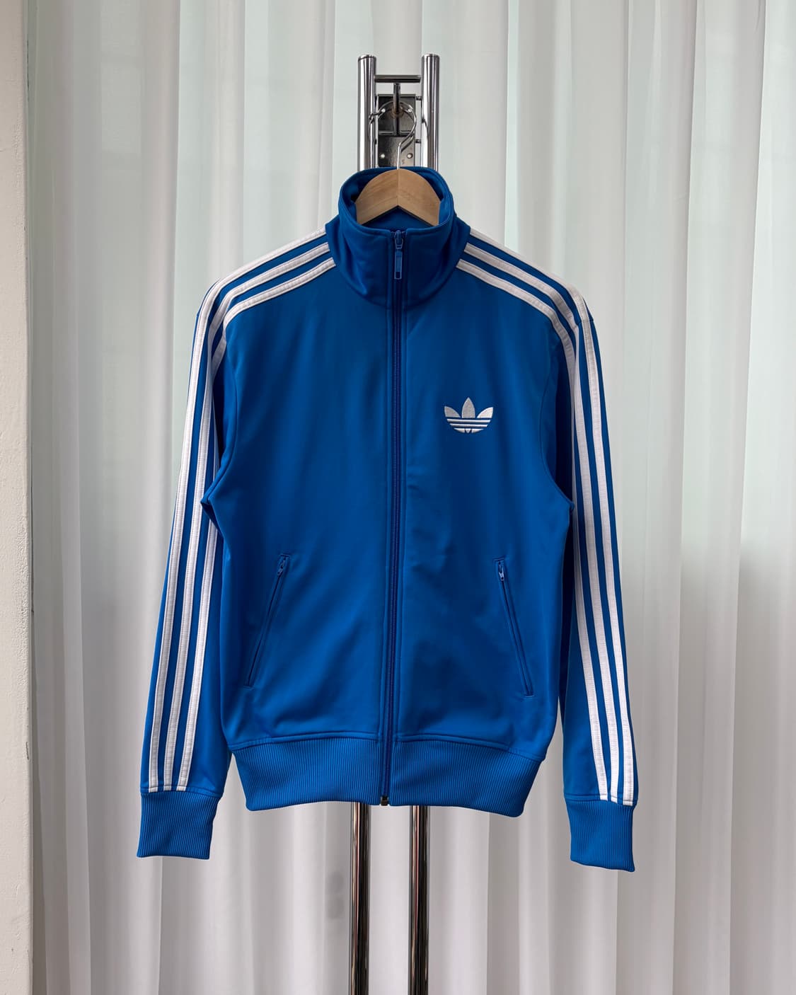 [S]아디다스 구형 파이어버드 블루 트랙탑 져지 상품이미지2