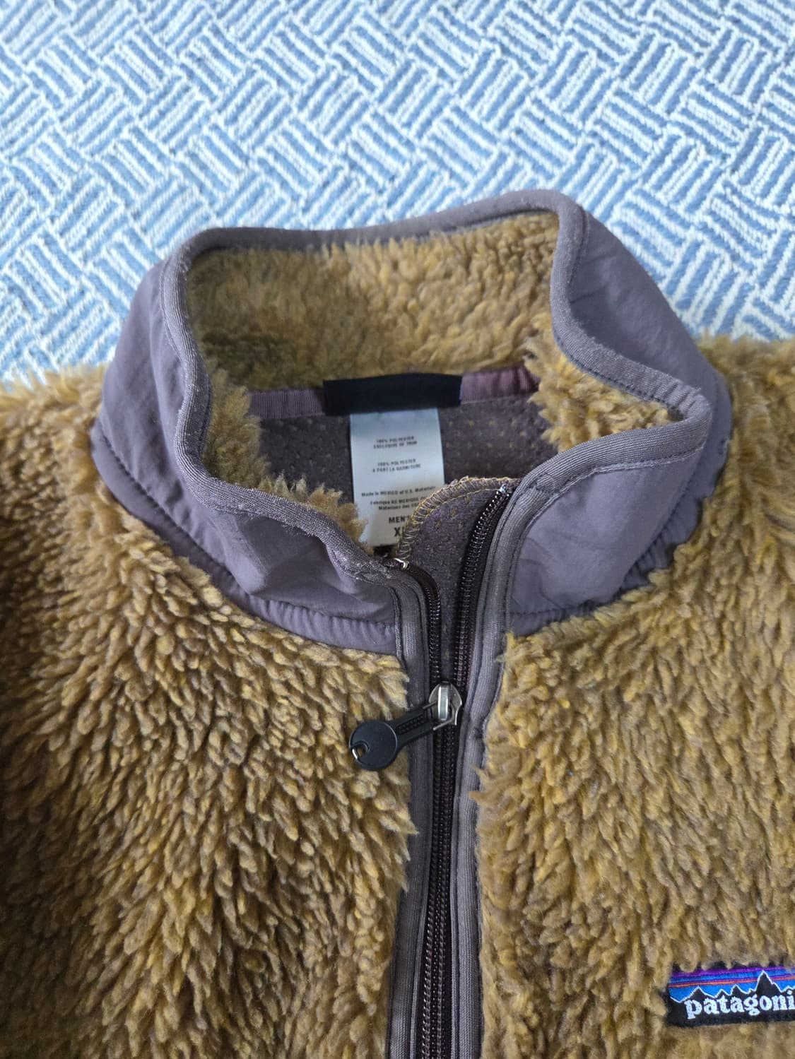 (XL)파타고니아 Mexico 딥파일 잉카골드 레트로 가디건 플리스 상품이미지6