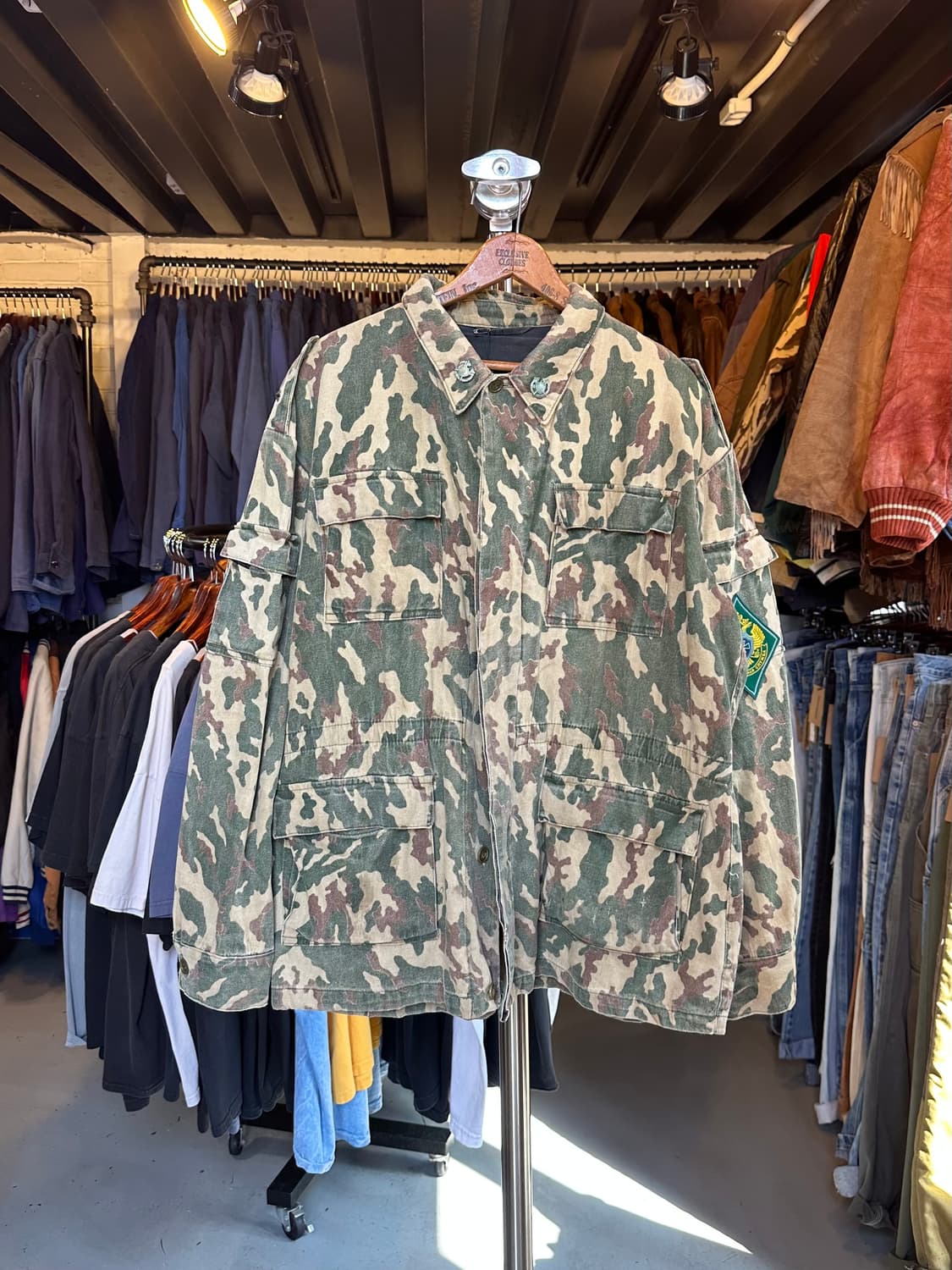 90s 러시아군 Russian army 페이드 카모 필드 자켓 상품이미지1