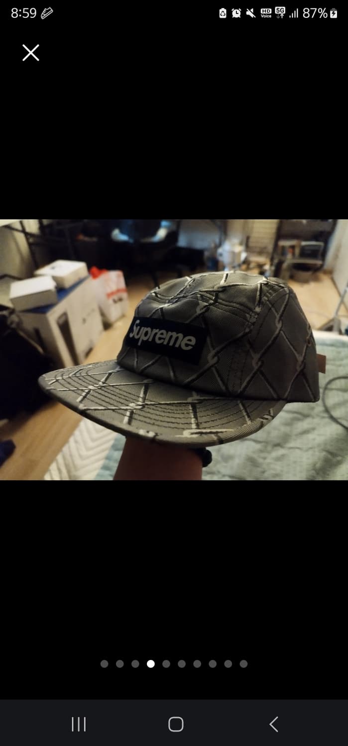 슈프림 캠프캡 체인 새상품 패턴 모자 supreme 상품이미지4