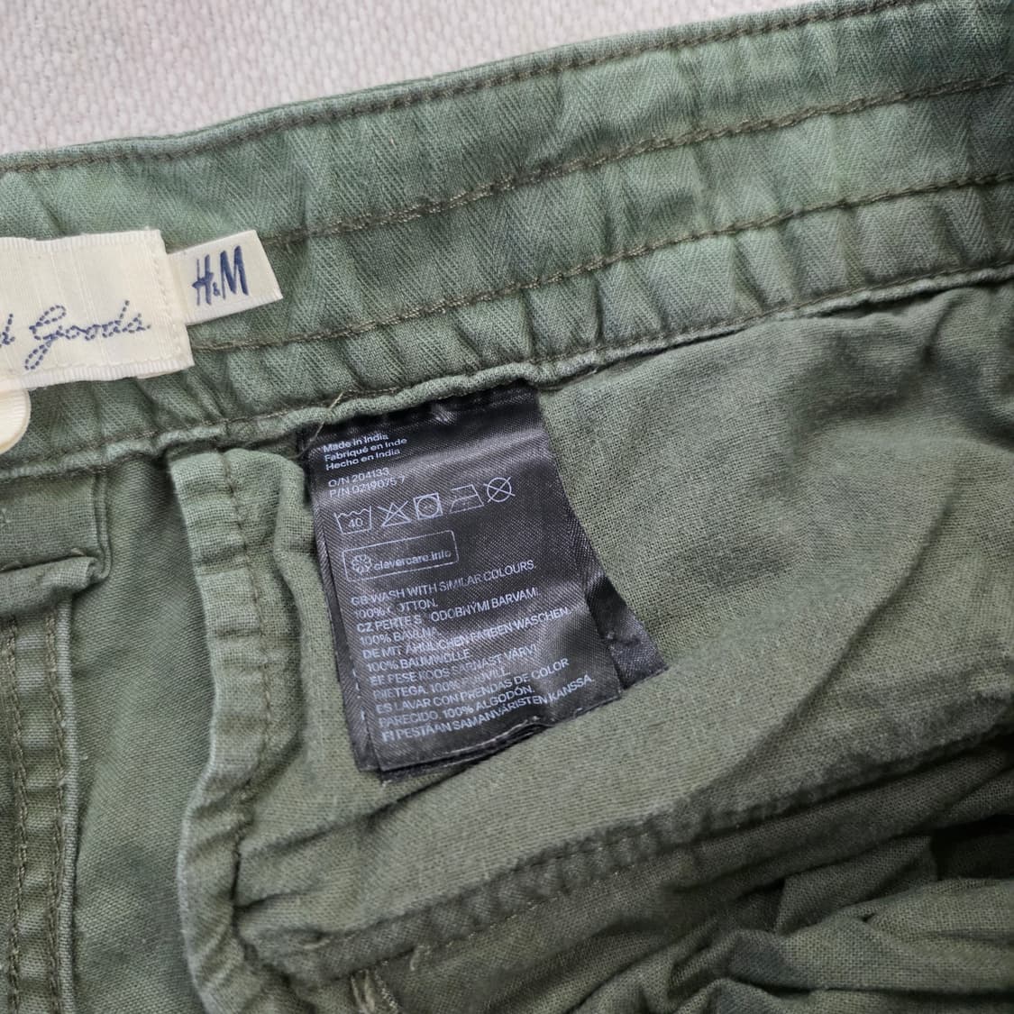 [36] 에이치엔엠 빈티지 카고팬츠 0210J 상품이미지3