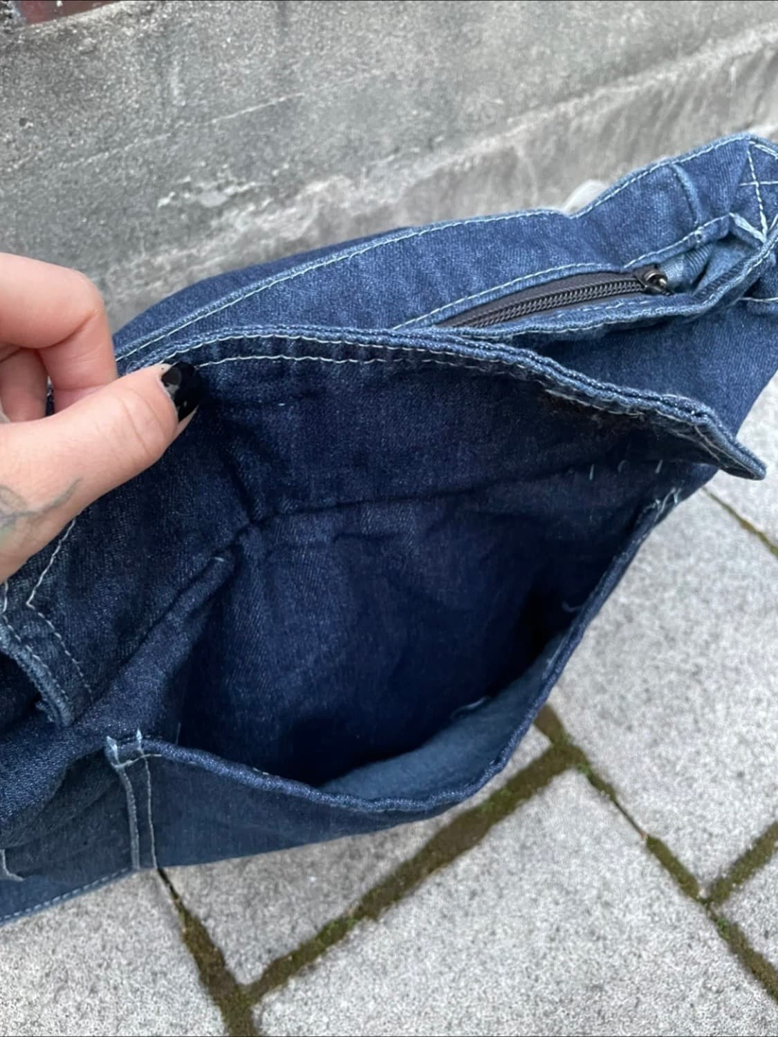 멀티포켓 데님 크로스백  상품이미지5