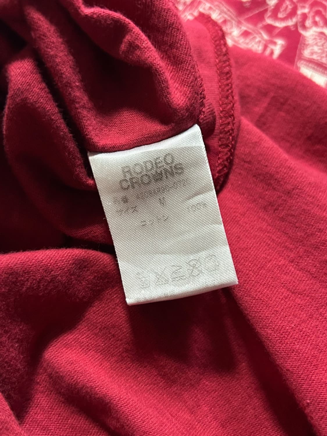 RODEO CROWNS red tee 상품이미지5