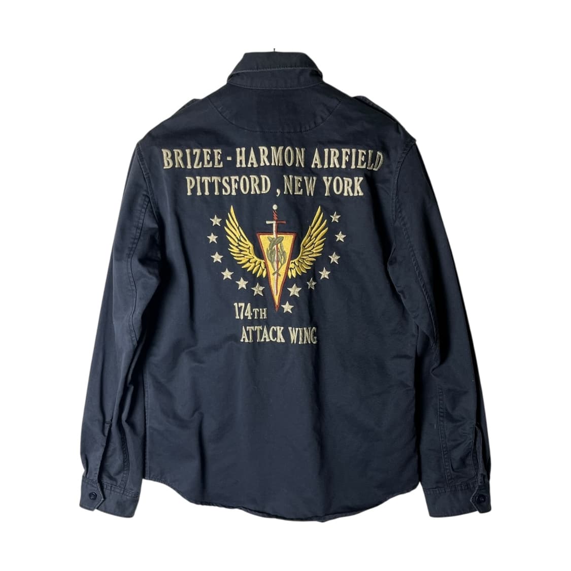 [Avirex] 아비렉스 USA 밀리터리 자수 셔츠 상품이미지1