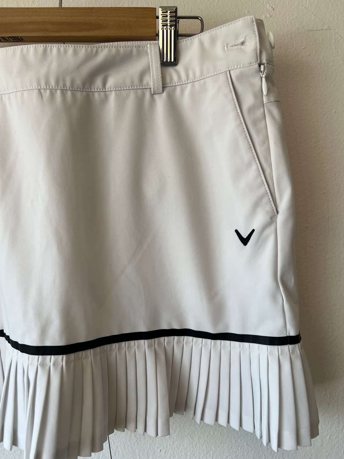 캘러웨이 여성 아이보리 골프팬츠 골프치마바지 상품이미지3