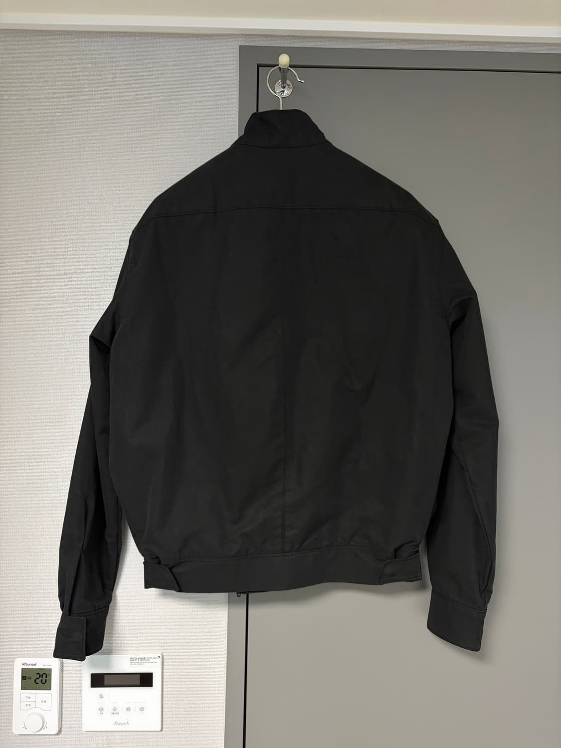 [M] DOUBLE ZIP HARRINGTON JACKET 블랙 상품이미지2