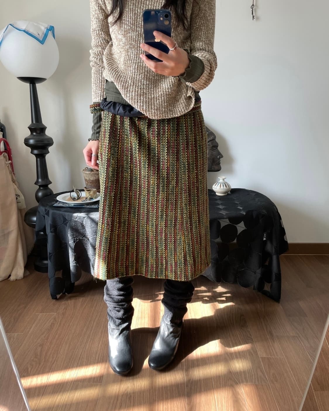 knit long skirt 상품이미지4