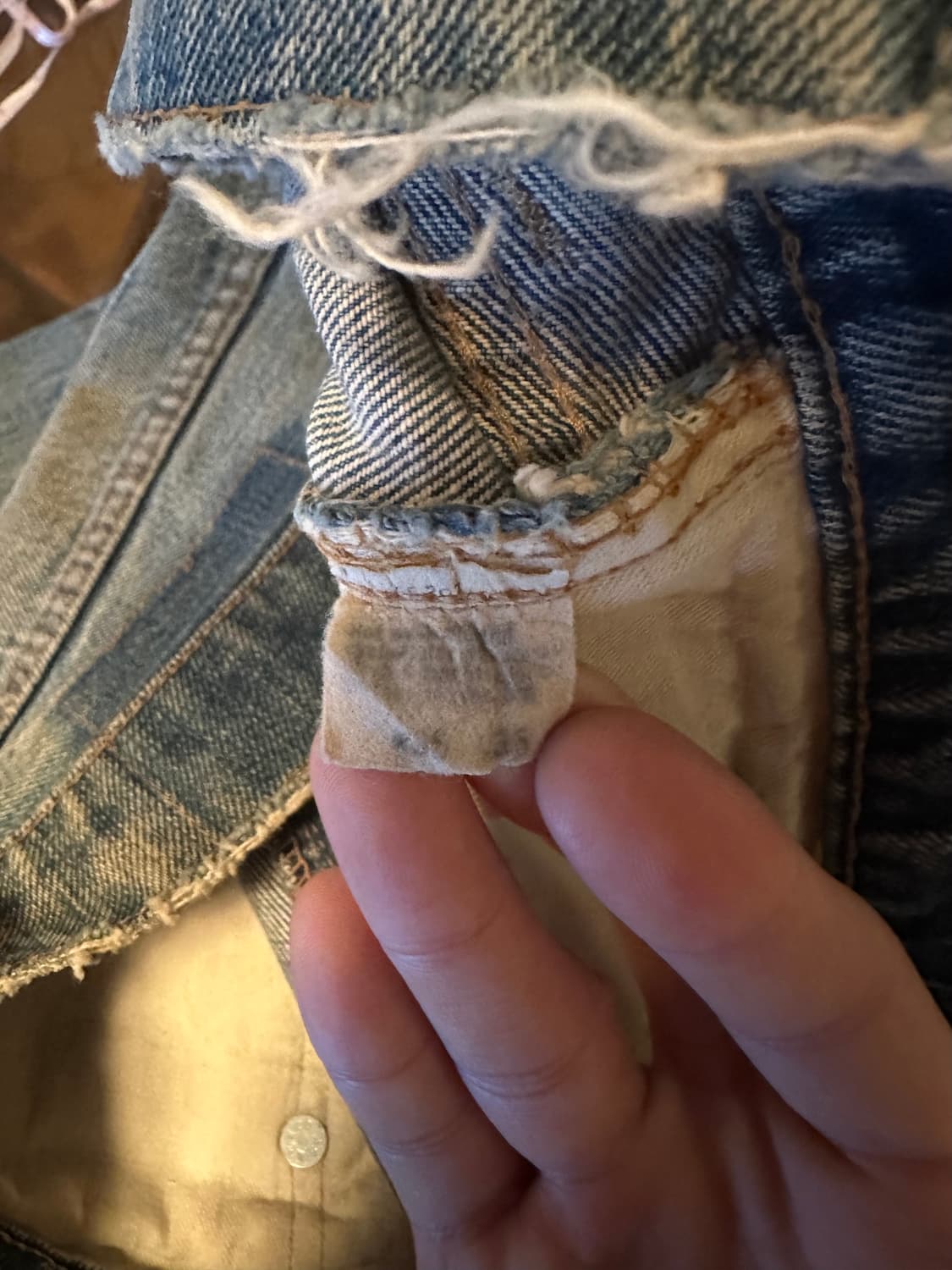 70s USA 빈티지 리바이스 505 66전기 셀비지 데님 팬츠 501 상품이미지8