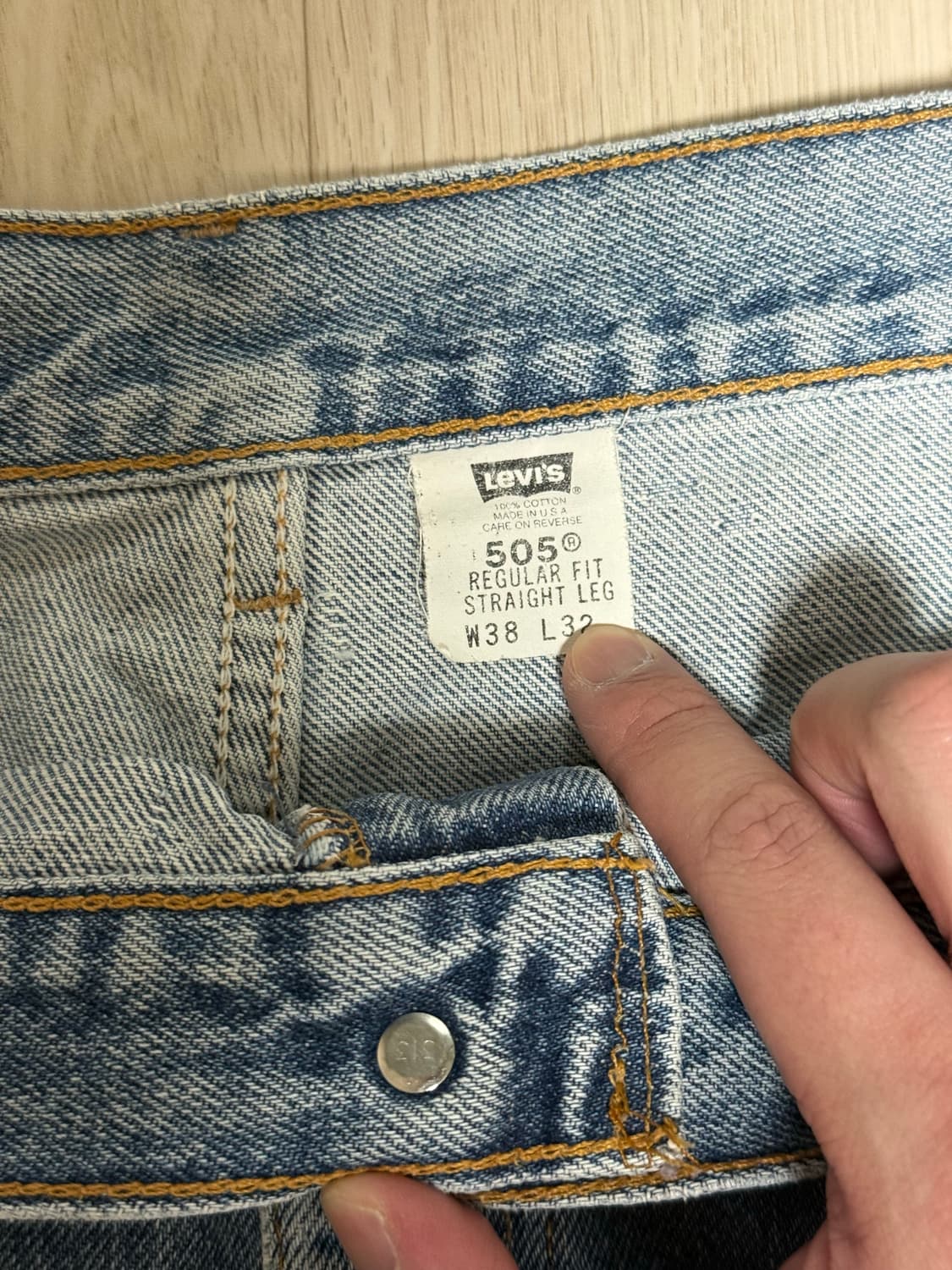 [38x32] 빈티지 리바이스 505 (미국) 상품이미지3