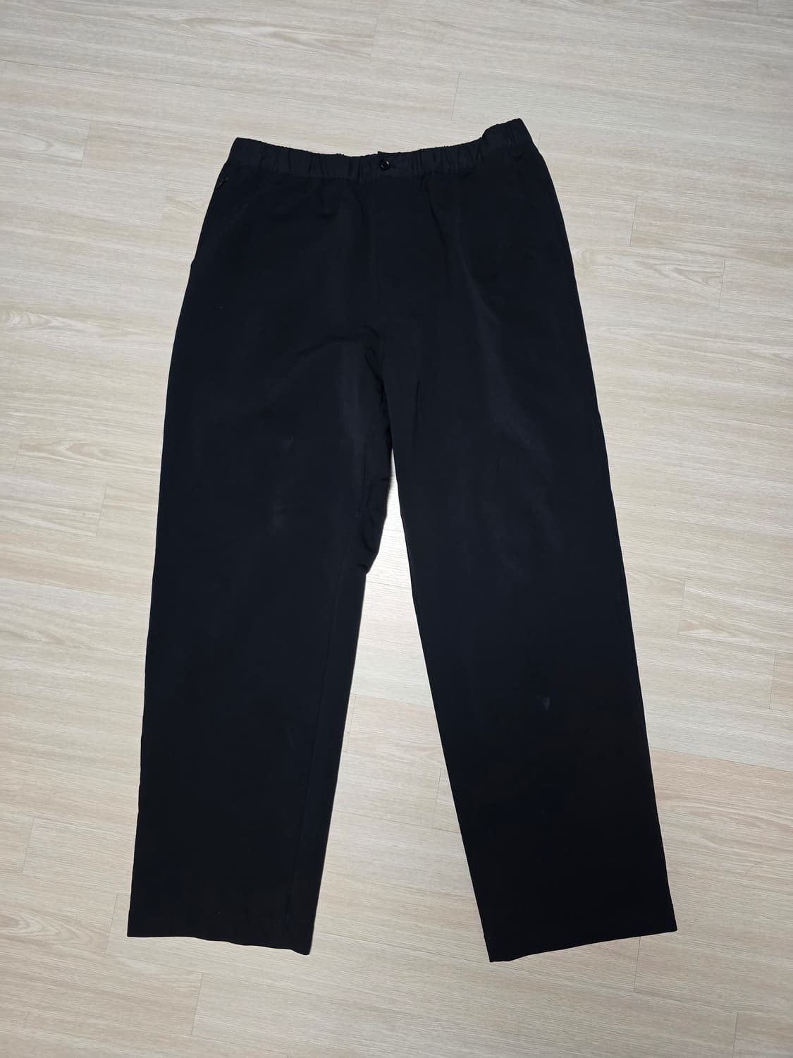 나나미카 알파드라이 와이드 이지 팬츠 BLACK-36 상품이미지1