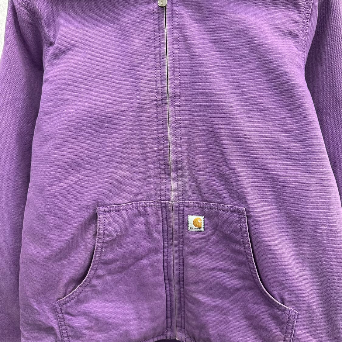 90 칼하트 여자 안감 플리스 후드 워크자켓 상품이미지6