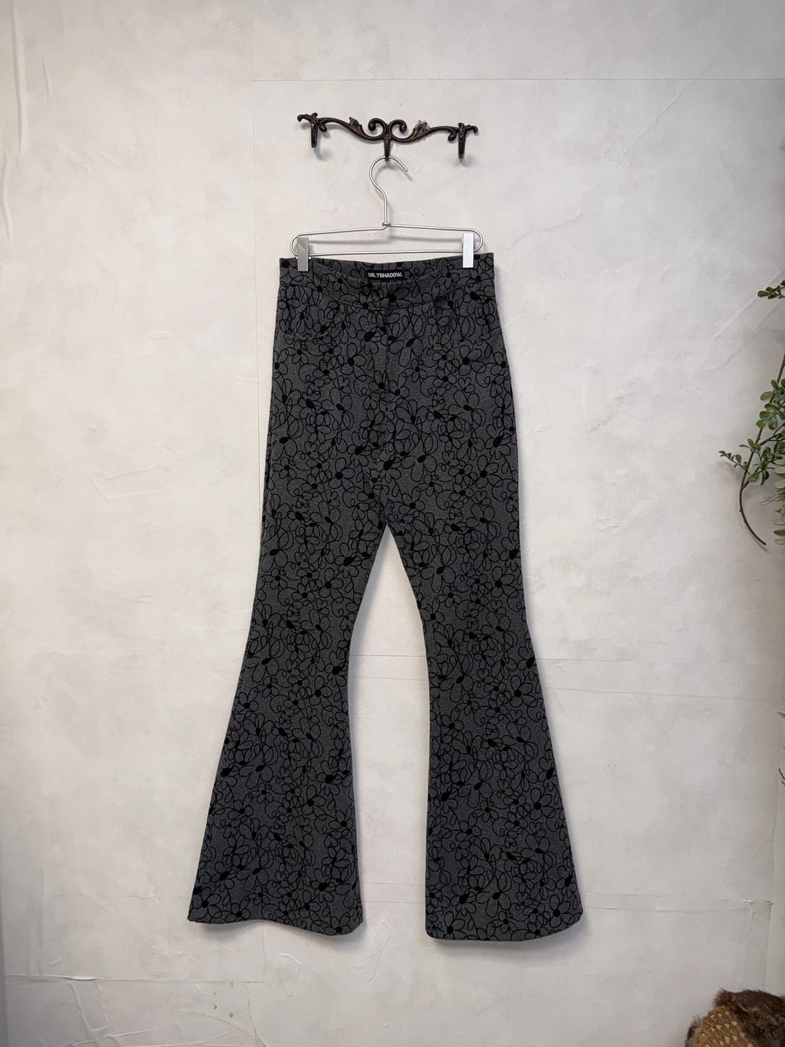 Uglyshadow Flower Pants Gray 상품이미지1