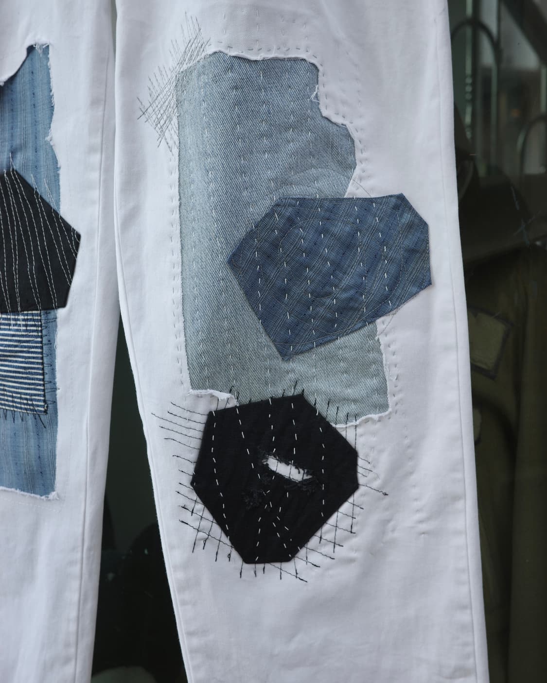 빈티지 리페어 패치워크 사시코 폴로 팬츠 상품이미지4