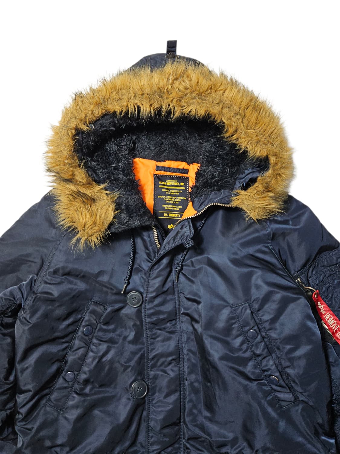 알파인더스트리 N3B 네이비 M 상품이미지2