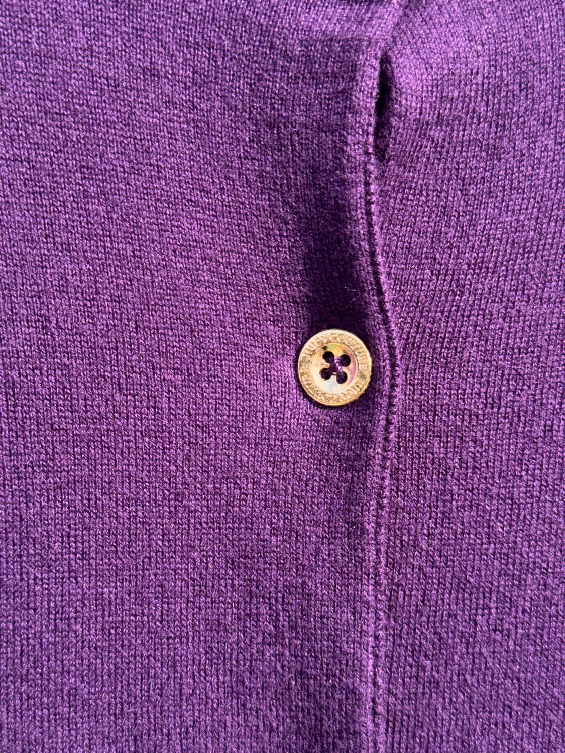 Juicy couture 쥬시꾸뛰르 퍼플 리본 가디건 상품이미지3